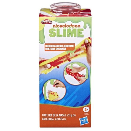 [HBF7482] Play-Doh Slime Nickelodeon Combinaciones Gourmet Surt/2 4a+