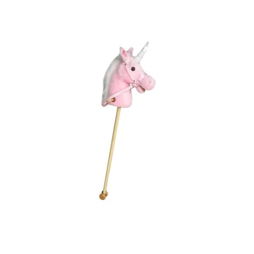 [YZ005] Unicornio d/Palo Rosado c/Ruedas 3a+ (26534)