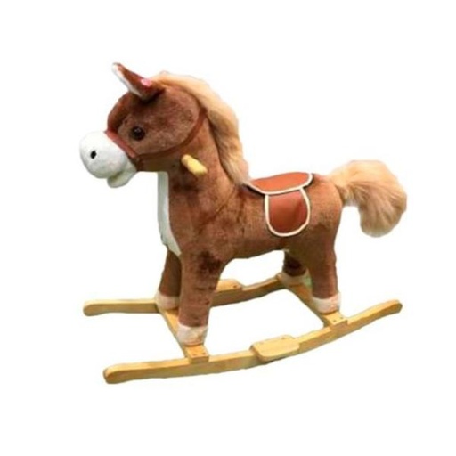[YZ101] Caballito Mecedora Café c/Movimiento y Sonidos 3a+ (426503 )