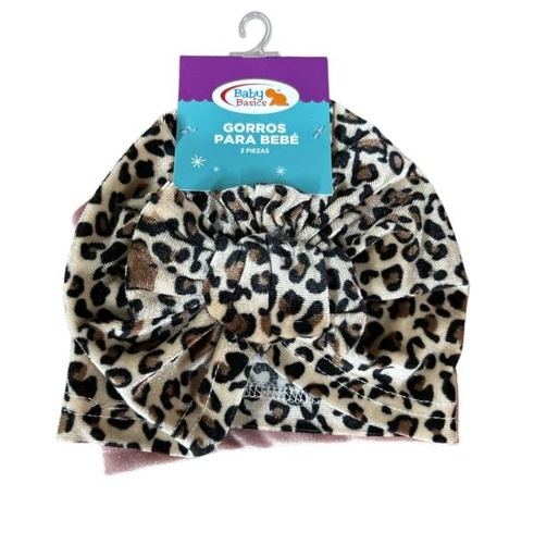 [FDBQ04217] Gorros para Bebé 2 Piezas 0m+ Niña