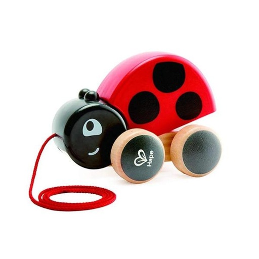 [HIE0362] Mariquita de Madera para Jalar 12m+