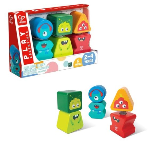 [HIE0495] Juego de Madera de Monstruos 3Pzs 24m+