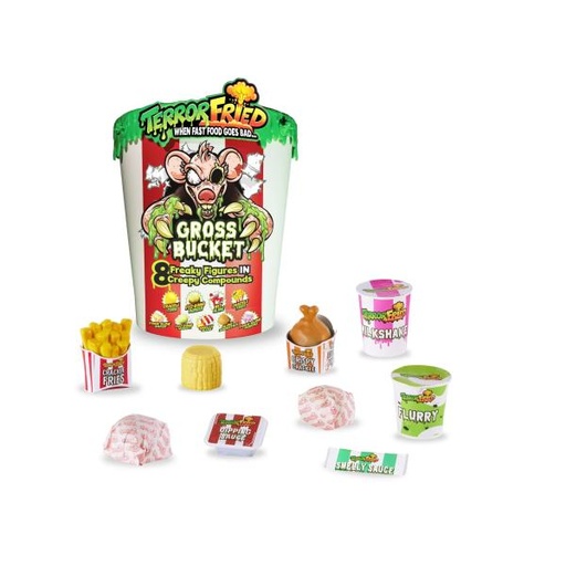 [BT08095] Figuras Terror Fried Balde para Vomitar Set/8 5a+