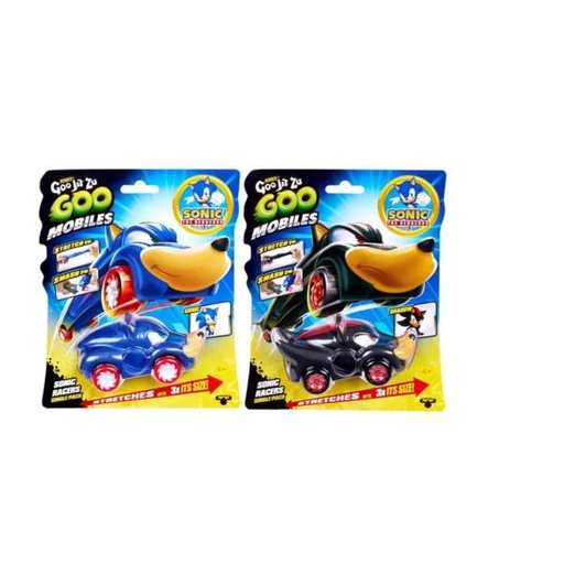 [BT08196] Vehiculos Goo Jit Zu Sonic The Hedgehog Surt/2 4a+ Caja de 6 = 4 Sonic y 2 Shadow