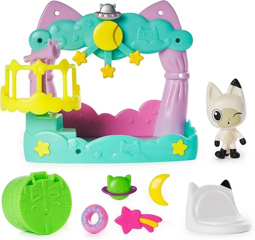 [BT6069729] Set de Balcón Figuras de la Casa de Muñecas de Gabby's Surt/3 3a+