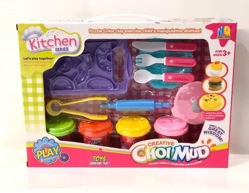 [WWQLF775] Set de Plàsticina con Utensilios de Cocina Choi Mud 3a+ (438797)