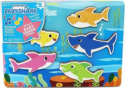 [BT6054918] Rompecabezas Baby Shark de Encajar con Sonidos 5pzs 2a+