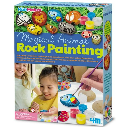 [4M4756] Pinta Piedras Animales Mágicos Kidz Maker 5a+