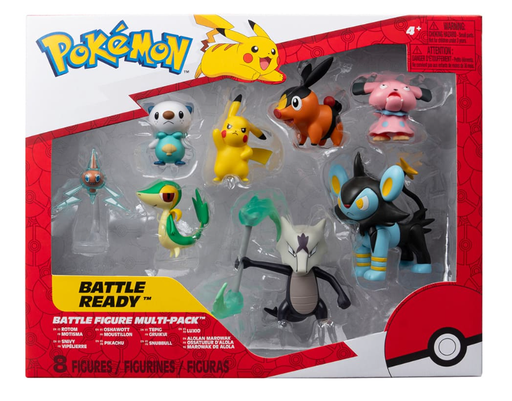 [JZPKW2542] Pokémon Figuras Listos Para La Batalla Pack/8 4a+ (4100)
