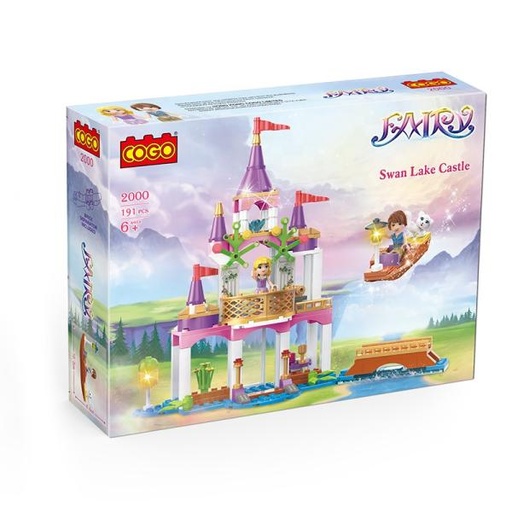 [CO2000] Castillo del Lago de los Cisnes Armable 191 pzs 6a+