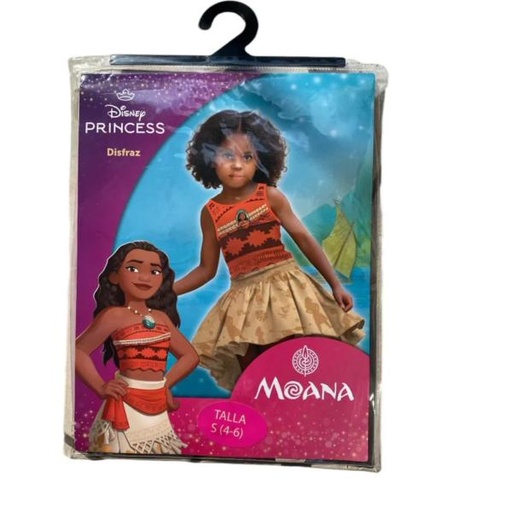 [CV9776] Disfraz Disney Princesa de Moana Talla (SX 2-4 ) (S 4-6) Surt/2 3a+ (DT-MO-RP34)
