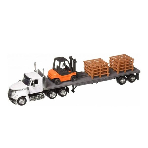 [TY16643] Trailer International Lonestar con Montargas 1:43 5a+