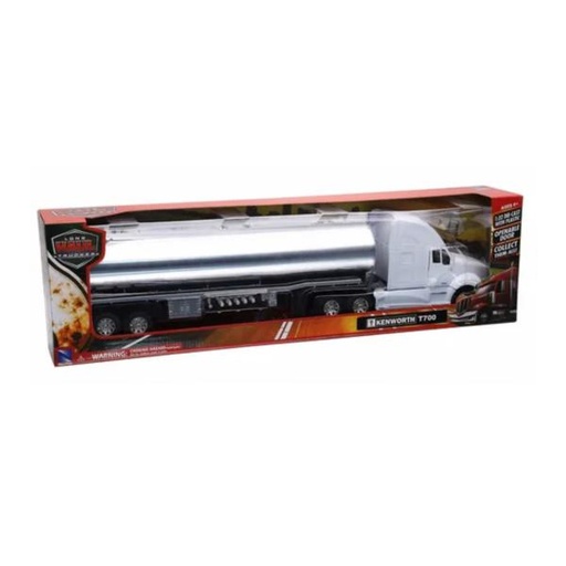 [TY12273] Trailer Cisterna Kenworth T700 Blanco Esc.1:32 8a+