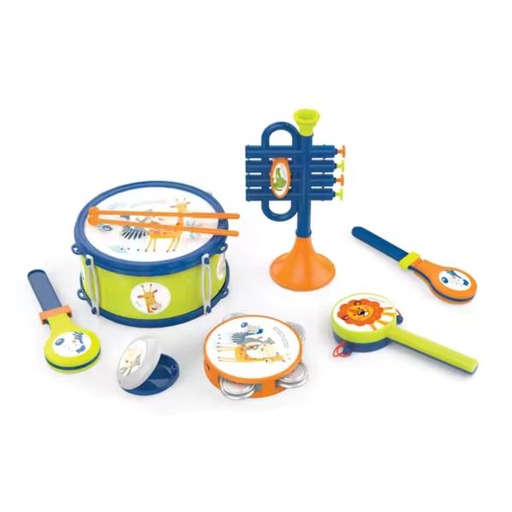 [WW3801E] Set Instrumentos Musicales Animales de la Selva 3a+ (450614)