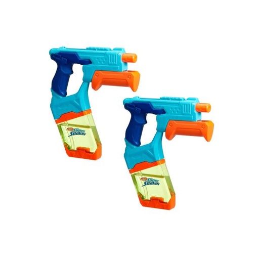 [HBG0995] Lanzadores de Agua Nerf Super Soaker Set/2 Dunk-Fill 6a+