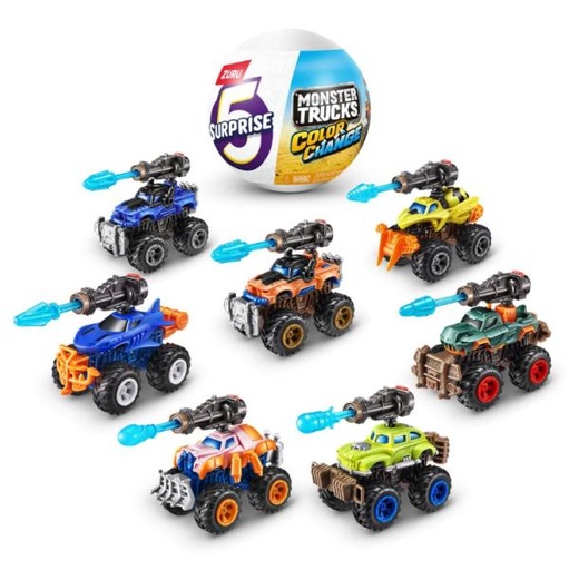 [ZU77594] Mini Brands Mini Monters Trucks Color Change Sorpresa Displ/25 3a+