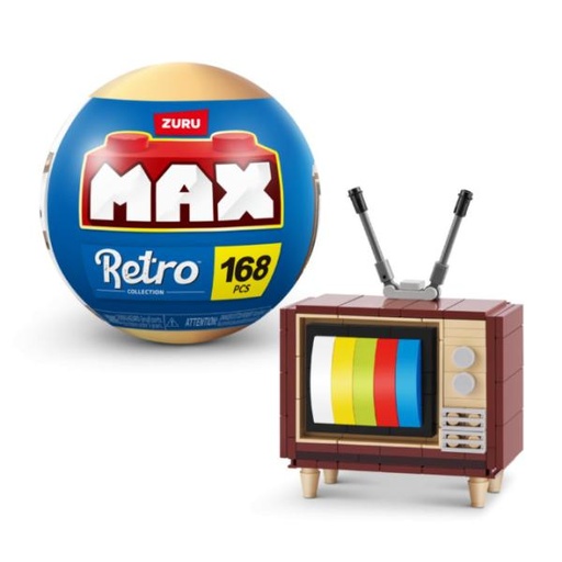 [ZU83185] Max Build Bloques para Construir Retro Displ/15 Surt/6 8a+