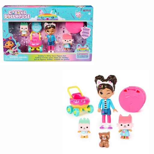 [BT6069425] Figuras Set de Cuidado de Gatitos de la Casa de Muñeca de Gabby¨s 3a+