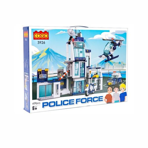 [CO3926] Estación de Policia Armable 659pzs 6a+