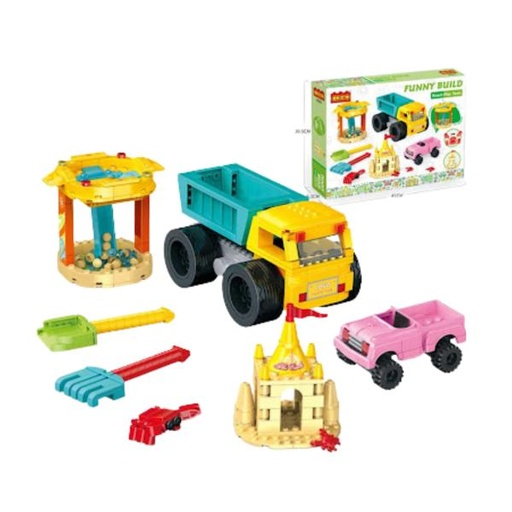 [CO4584] Herramientas para jugar en la Playa Armables 506Pzs 6a+