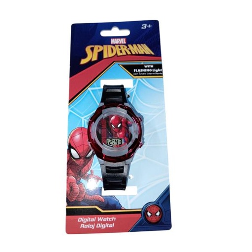 [PI12167SP] Reloj Digital LCD con Luces Marvel Spider-Man 3a+