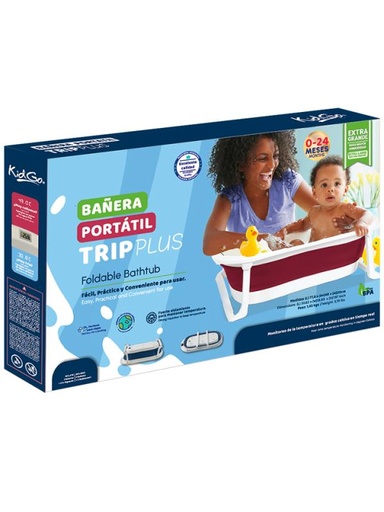 [AC212503133] Tina de Baño Portátil Plegable Rosada 0-24m (003850)