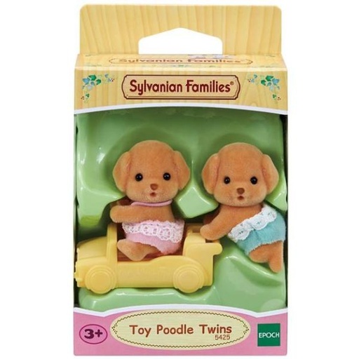 [EH05425] Familia Sylvannia Bebés Gemelos Caniche 3a+