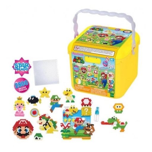 [EH31774] Familias Sylvannia Cuentas de Super Mario con Cubo 4a+