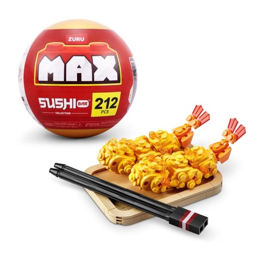 [ZU83199] Max Build Bloques para Construir de Sushi Bar Displ/15 Surt/6 8a+