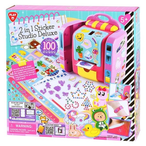 [PG6049] Estudio De Pegatinas 2 En 1 Deluxe 5a+