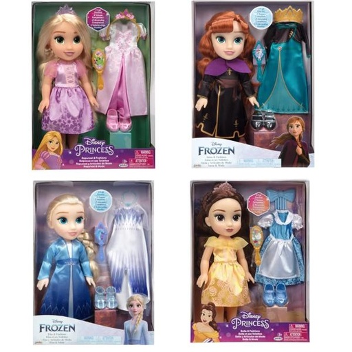 [JP215974] Muñeca Disney Princesas con Vestidos Surt/4 3a+