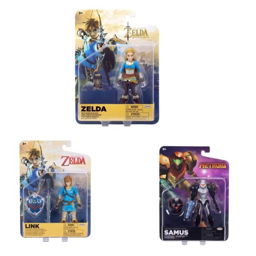 [JP428604] Figura Nintendo The Lgend Zelda y Metroid Surt/3 3a+