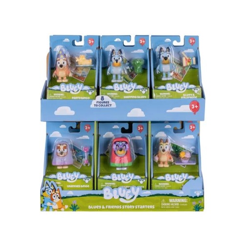 [BT19224] Figura de Bluey Displ/12 Surtido 3a+