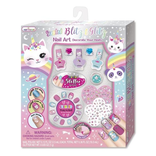 [HF035CAT] Set para Decorar  tus Uñas Gaticornio 5a+