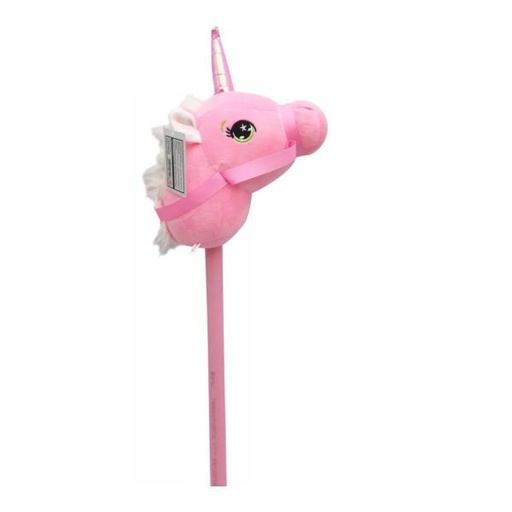 [YZS010P] Unicornio de Palo Rosado con Sonidos 3a+ (30357)