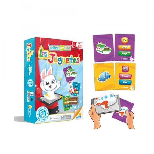 [RN11690] Juego Didático Boongi "Apprende" los Juguetes 3a+