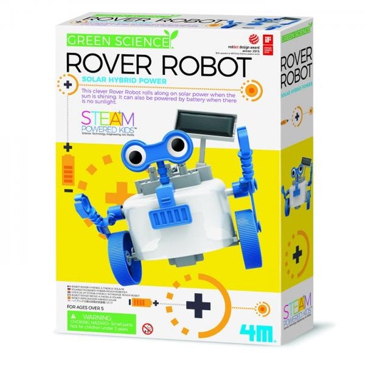 [4M3417] Green Science Robot Explorador Híbrido Solar 5a+