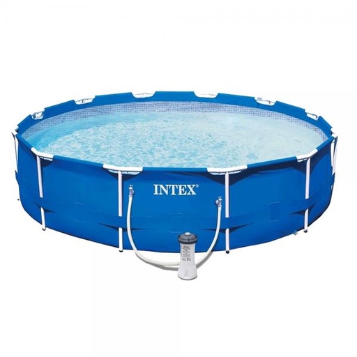 [INT28201] Piscina Circular Marco Metal C/Filtro 305x76cm 6a+